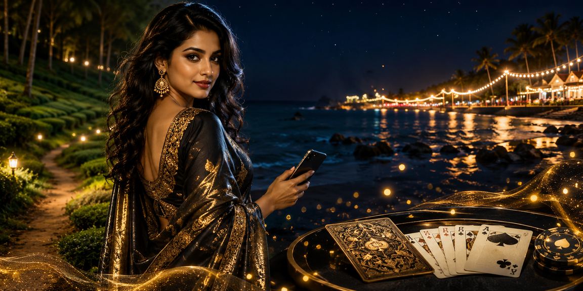 সেন্টমার্টিনে শাড়ি পরা তরুণী 456 bad বোনাস অফার উপভোগ করছেন